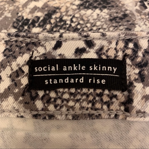 Sanctuary Denim Social Ankle Length Skinny Jean in Queen Snake - Picture 7 of 9